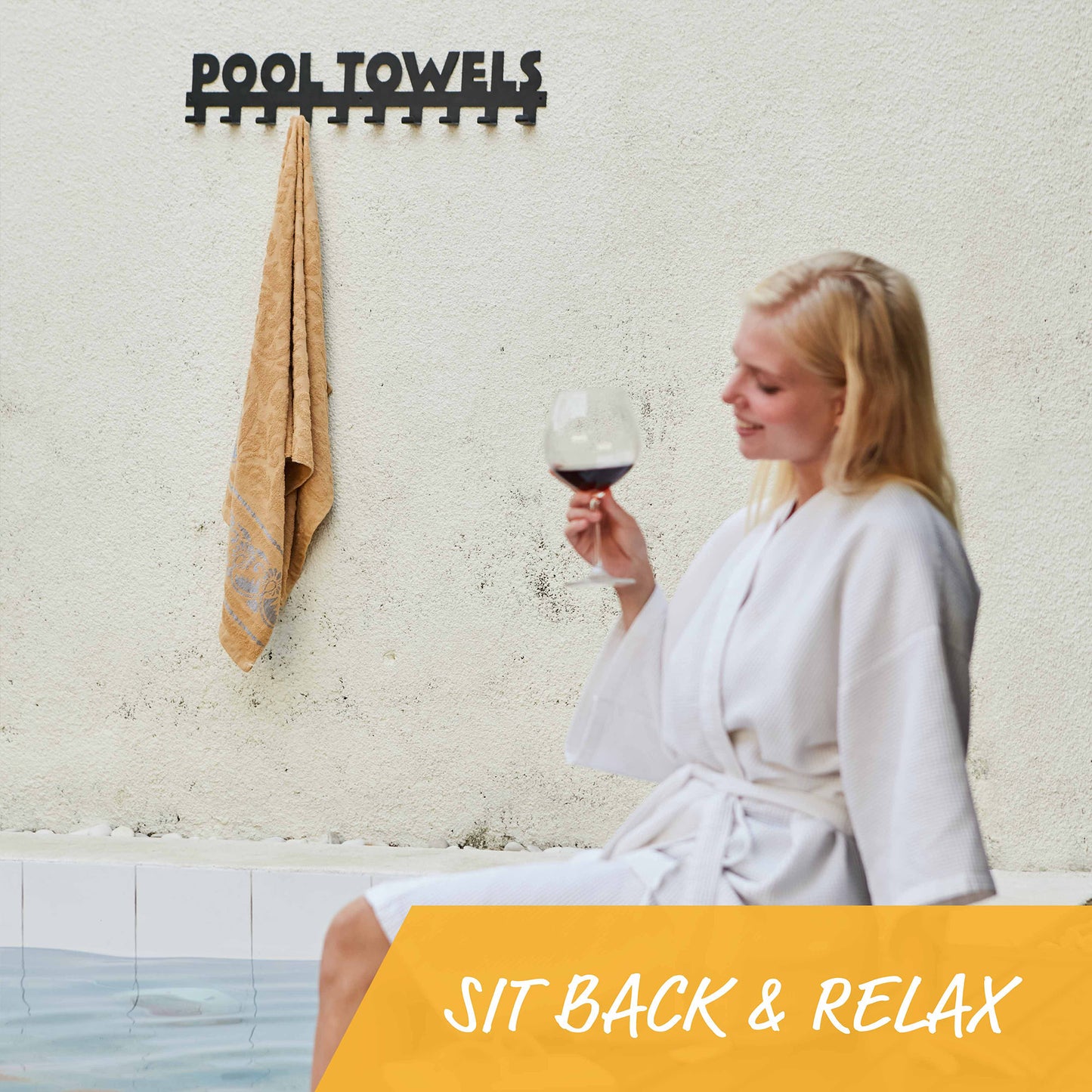 Pool Towels XL Towel Rack