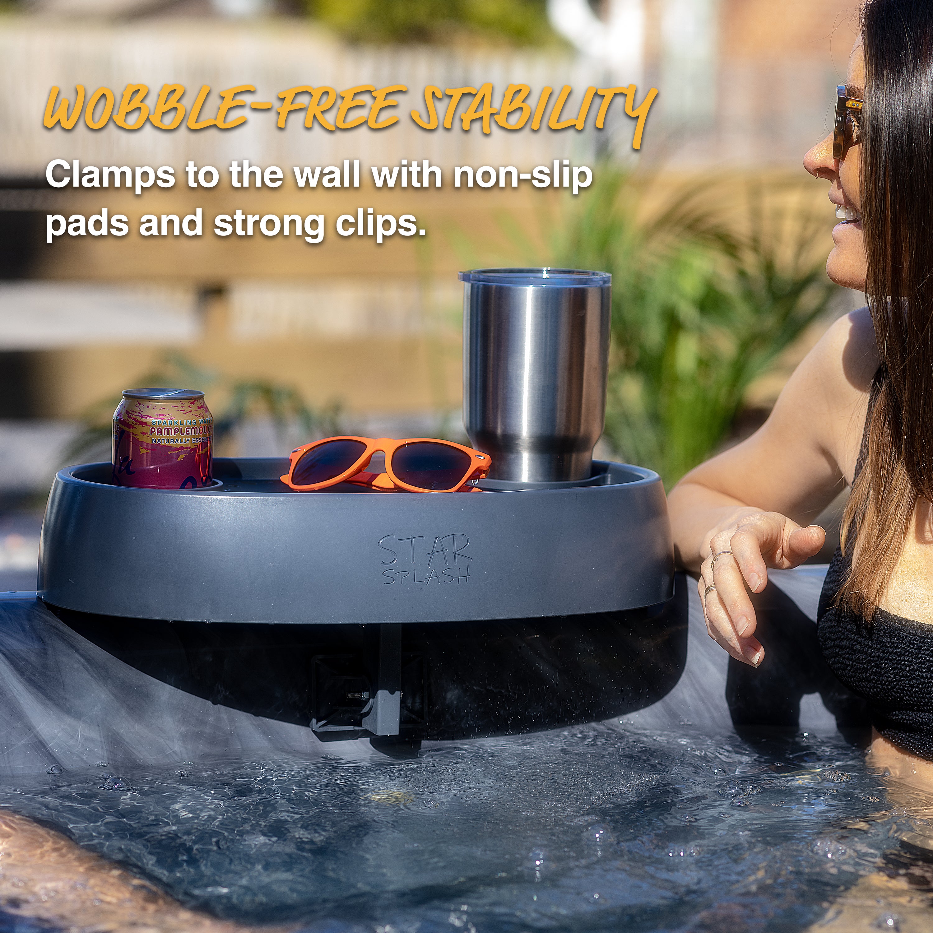 Hot Tub Table Spa Tray - Adjustable
